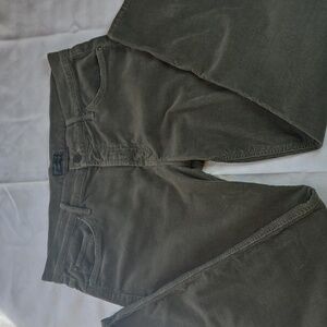 🌸Mother |  The Dropout Dark‎ Olive Corduroy Pants